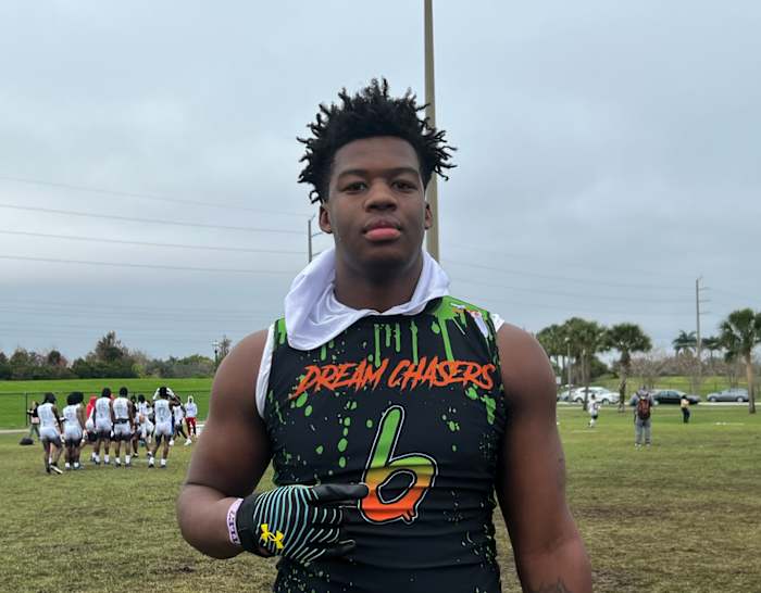 Gavin Hill Defensive End/Defensive Tackle Gainesville (Fla.) Buchholz 2023 - January of 2022, Battle Miami